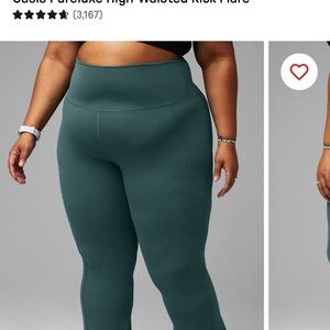 fabletics Oasis Pureluxe High-Waisted Kick flare in stone slate